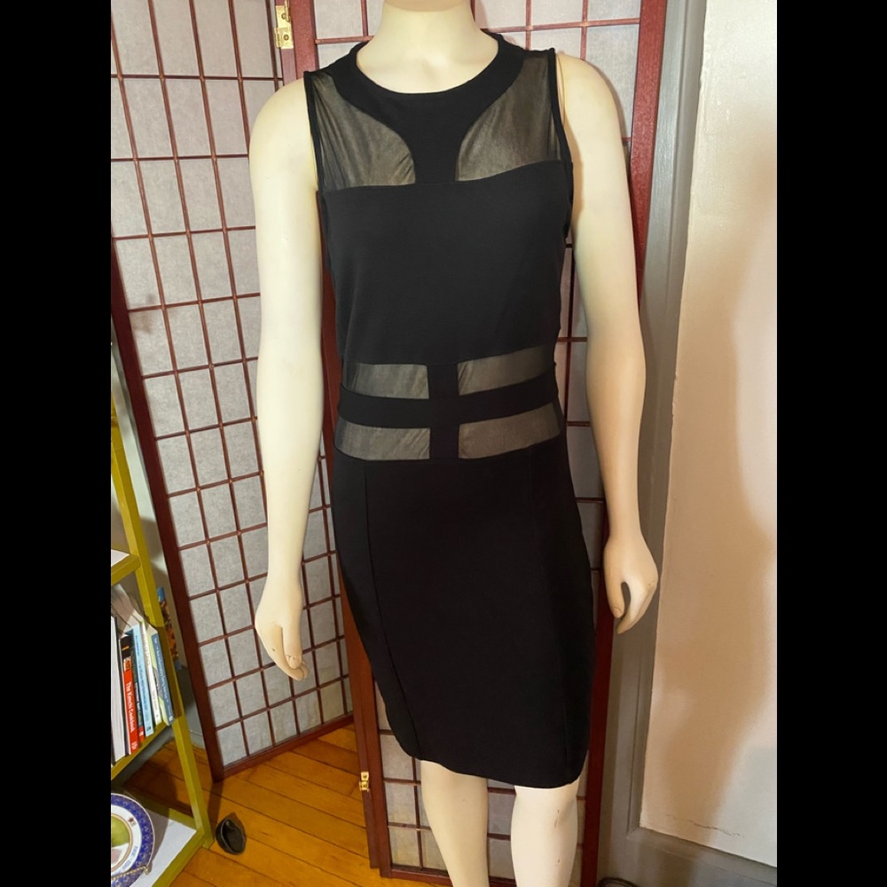 Sexy Black and sheer dress. Size M.